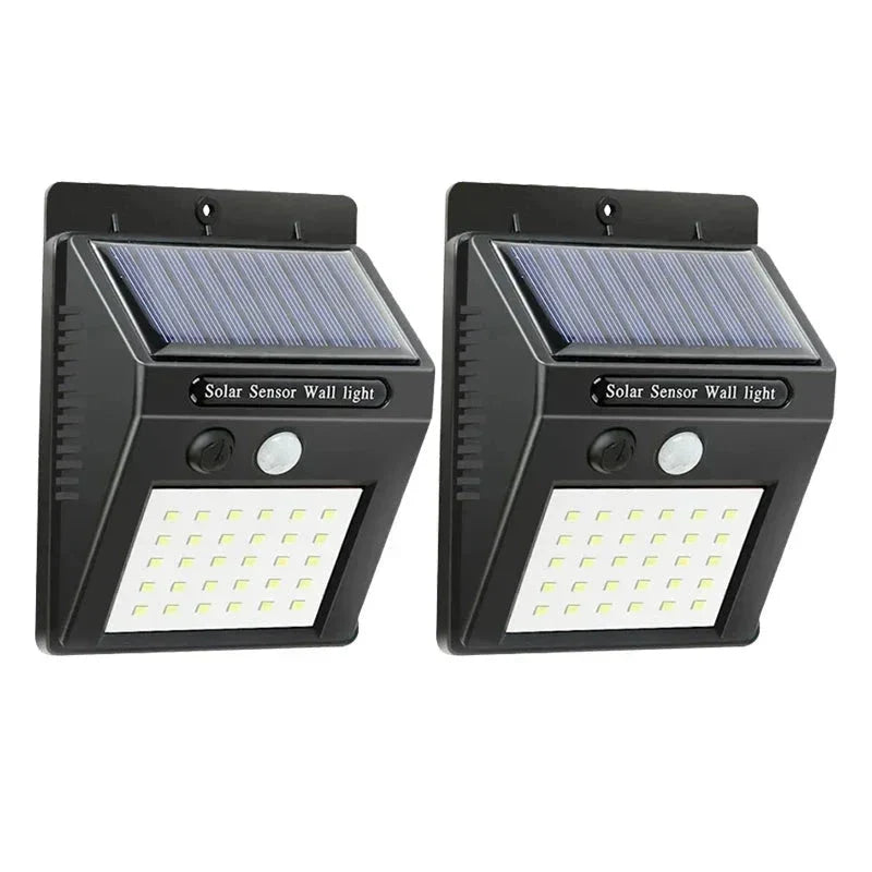 Solar-Powered Outdoor Motion Sensor LED Wall Light-0